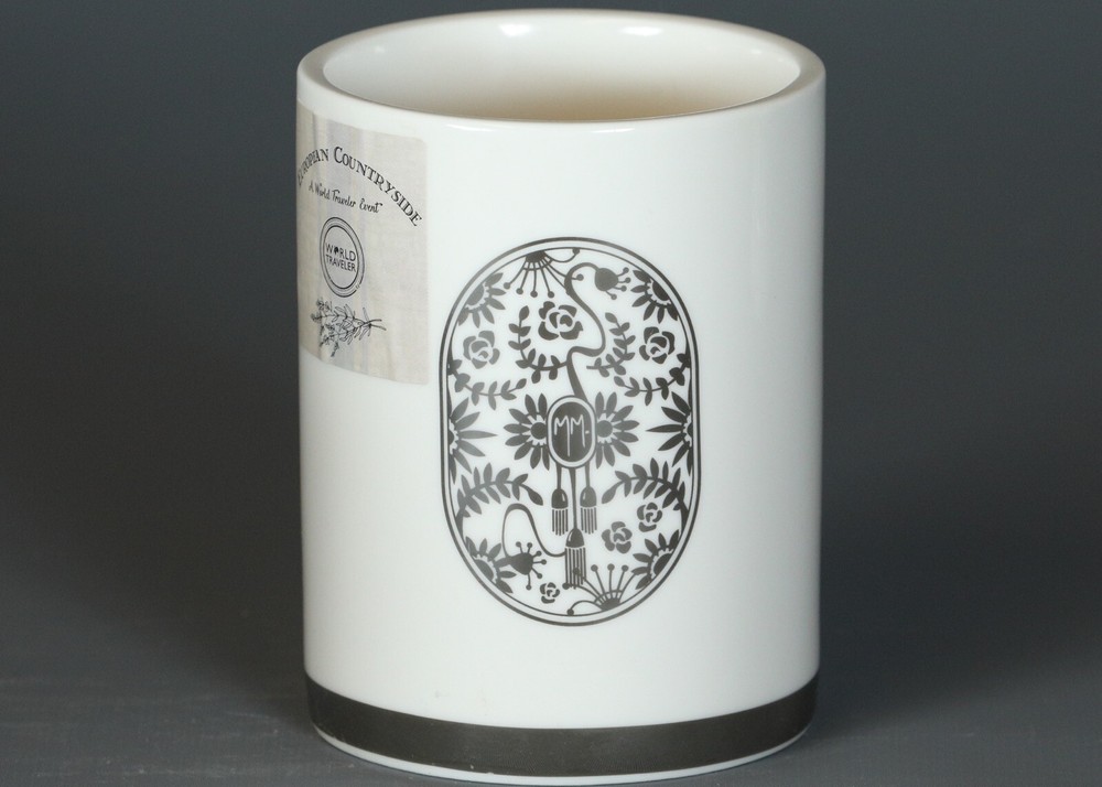 MATHILDE M. WHITE CERAMIC TOOTHBRUSH GLASS  #1