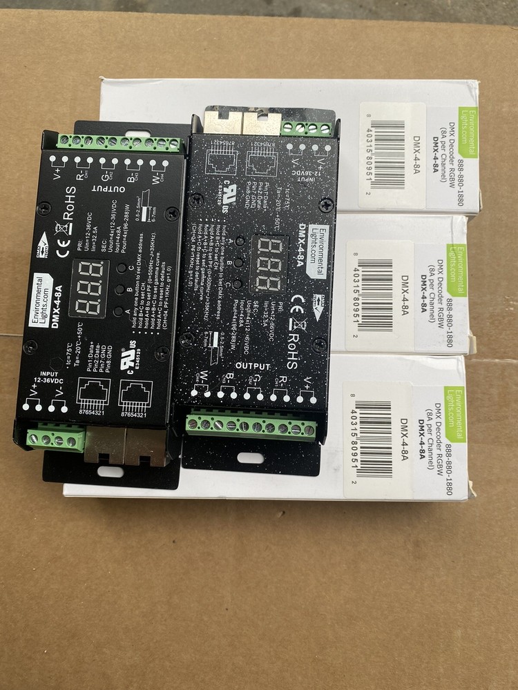 Environmental Lights Decoder DMX-4-8A