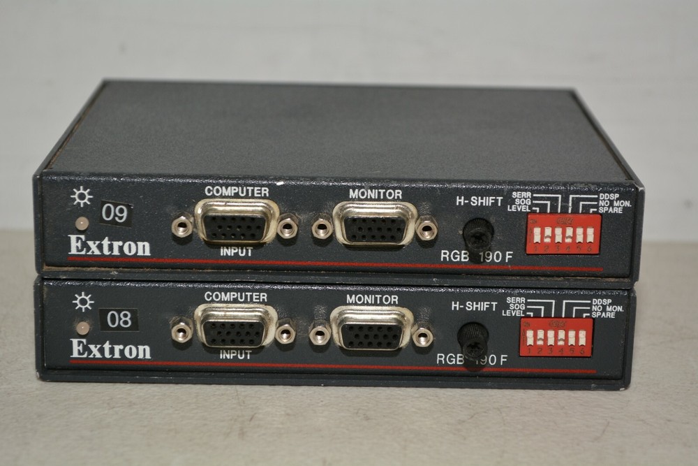 Lot 2x Extron RGB 190F Universal Computer Video Interface