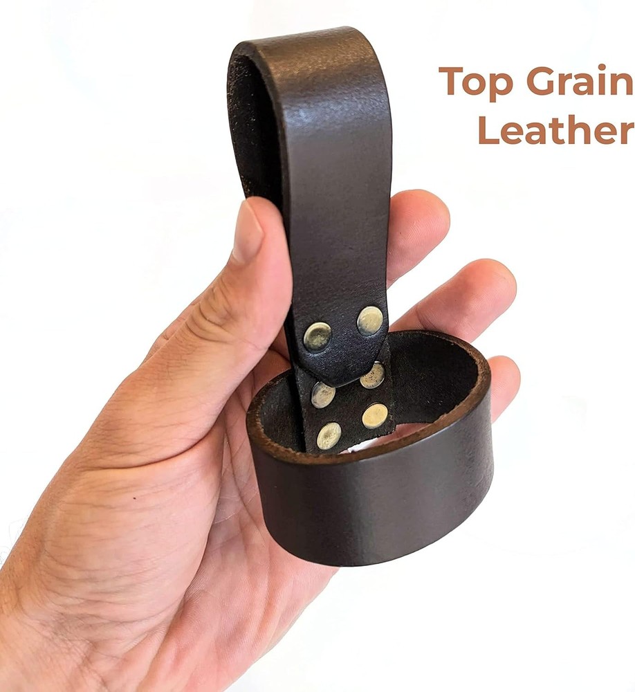 Handmade Genuine Leather Axe Holster with Belt Loop