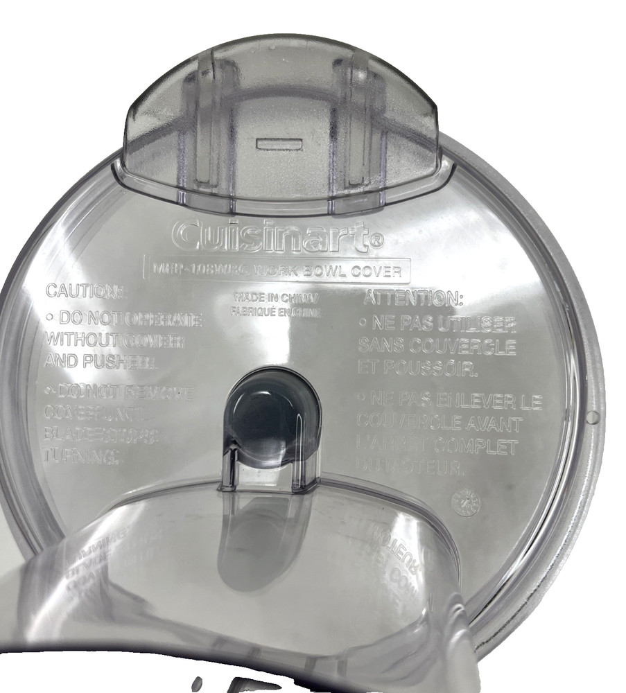Cuisinart Elite Food Processor MFP-108 Replacement Lid Cover Only White Handle