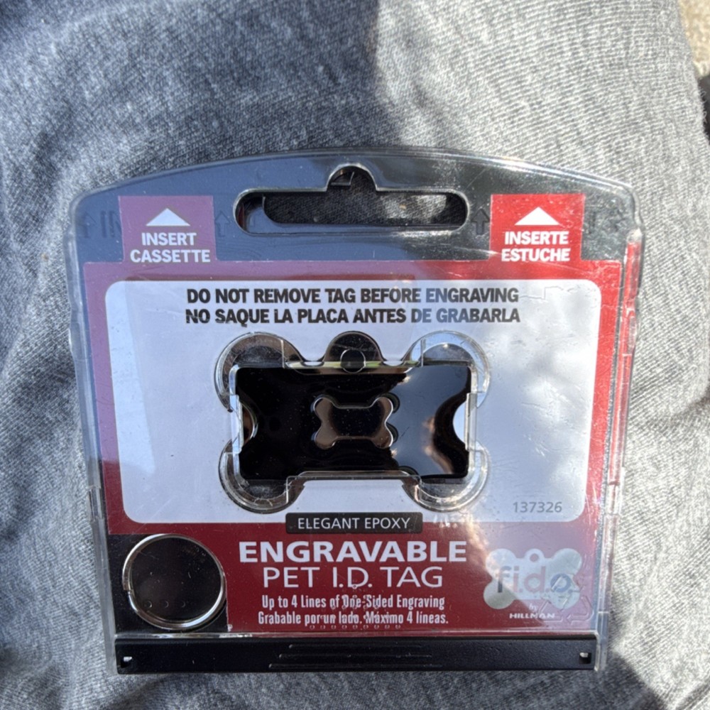 Fido by Hillman Engravable Personalized Pet ID Bundle 10ct