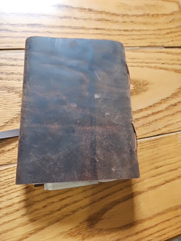 Classic Leather Diary - Leather Diary With Belt Lock - Brown