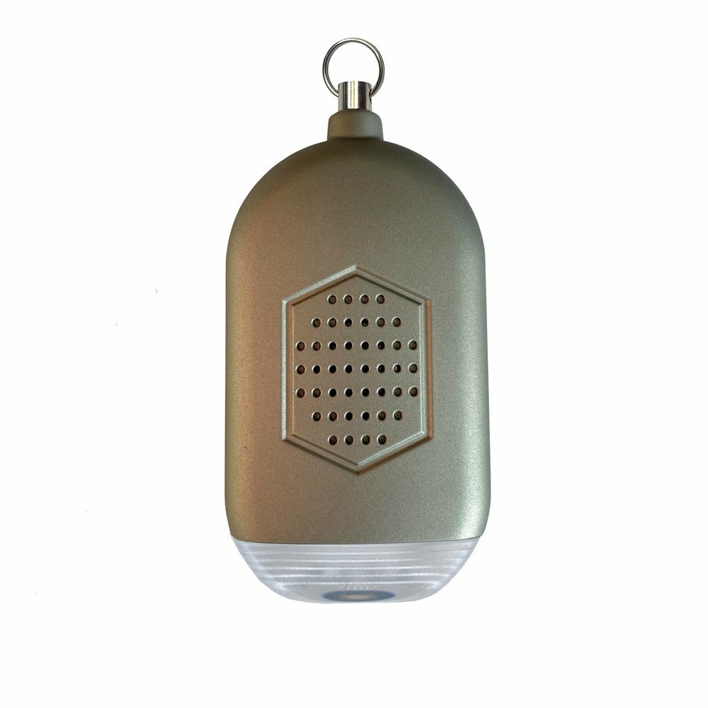 MaxxmAlarm Personal Alarm + LED Light in Gray