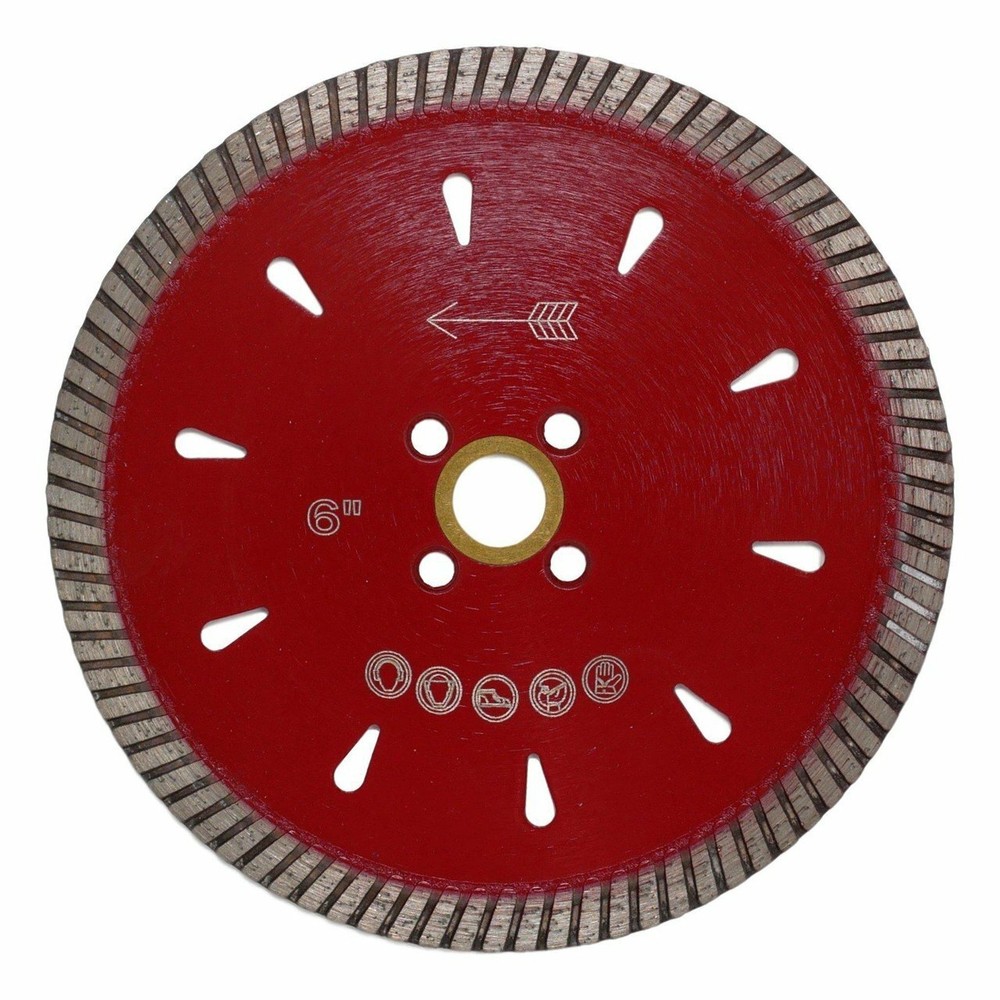 5" 6" Long Life Diamond Turbo Blade - Granite, Engineered Stone