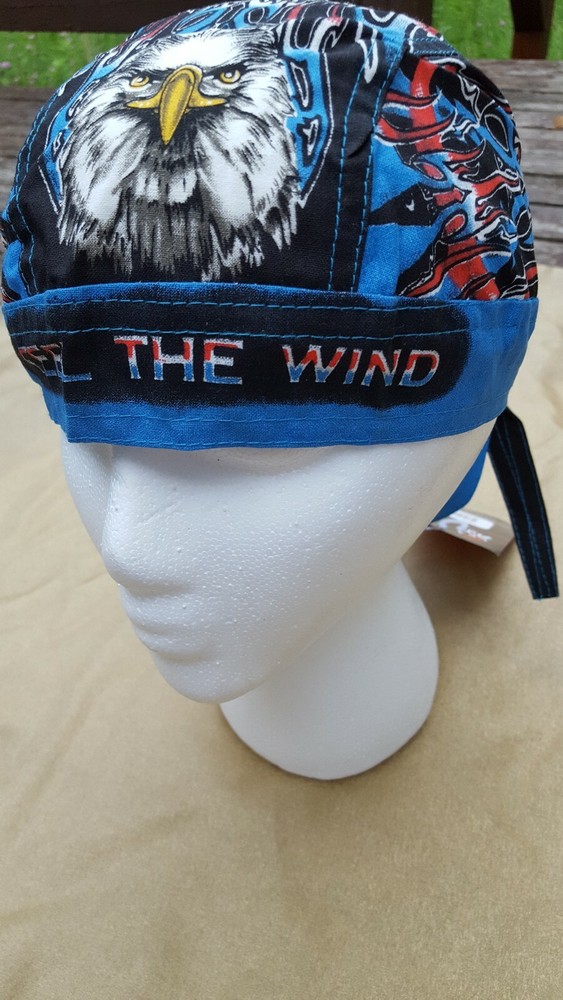 BIKER Motorcycle HEAD WRAPS SKULL CAP DOO RAG 6 pc RANDOM Assorted Patterns NOS