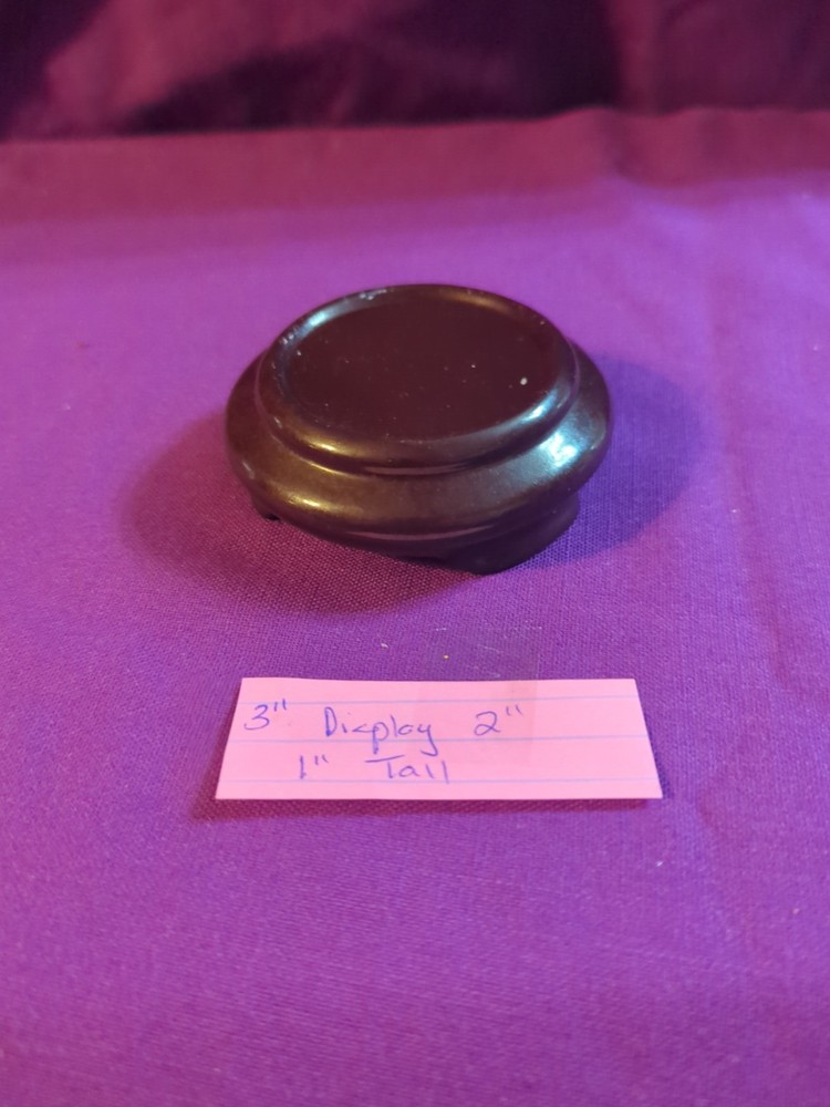 Round Ceramic Display Base, 3", 1" Inch Tall