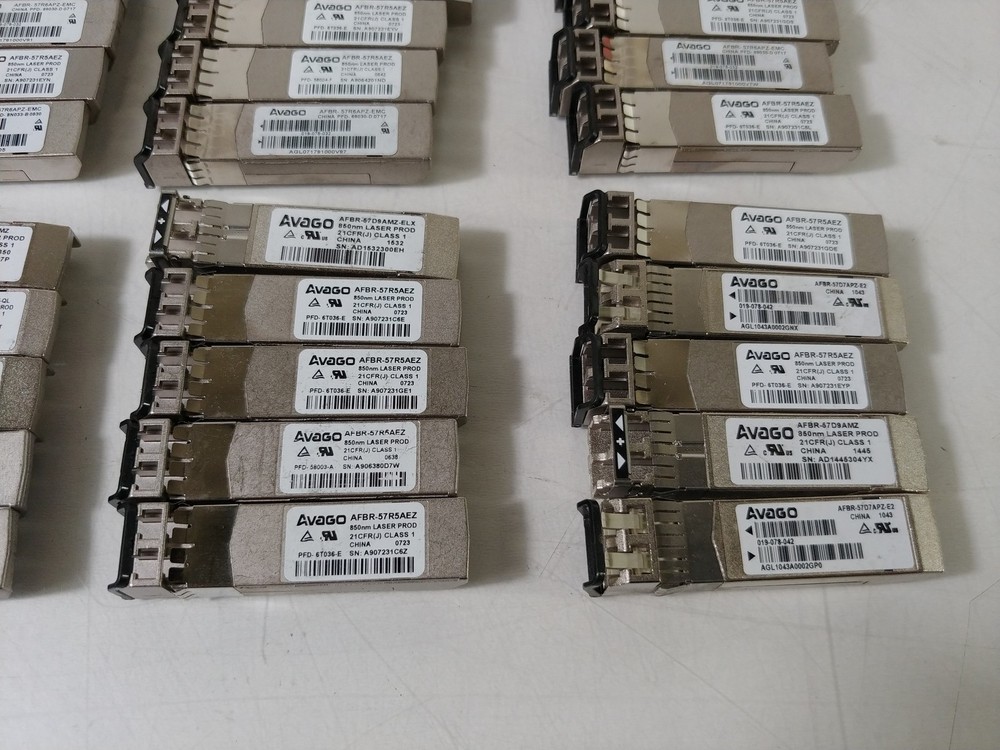 Avago Assorted SFP Transceiver Modules Lot Of 40