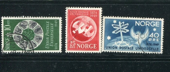 Norway #299-301 Used