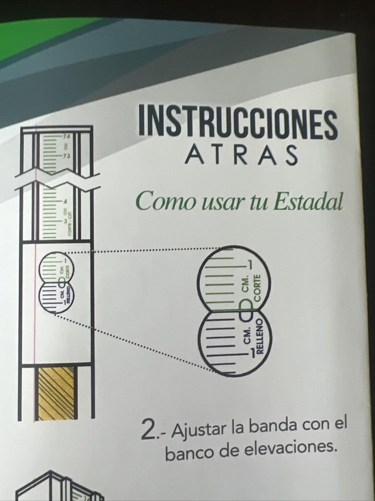 Construction Measuring Rod