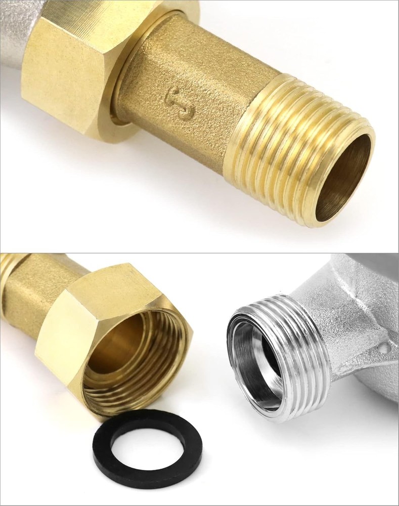 QWORK Water Meter 1 2 NPT Stainless Pulse Output New