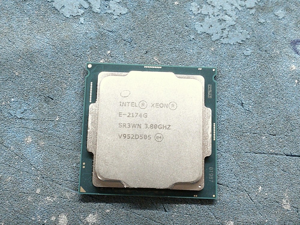 Lot of 5 Intel Xeon SR3WN E-2174G 3.80GHZ CPU Processor