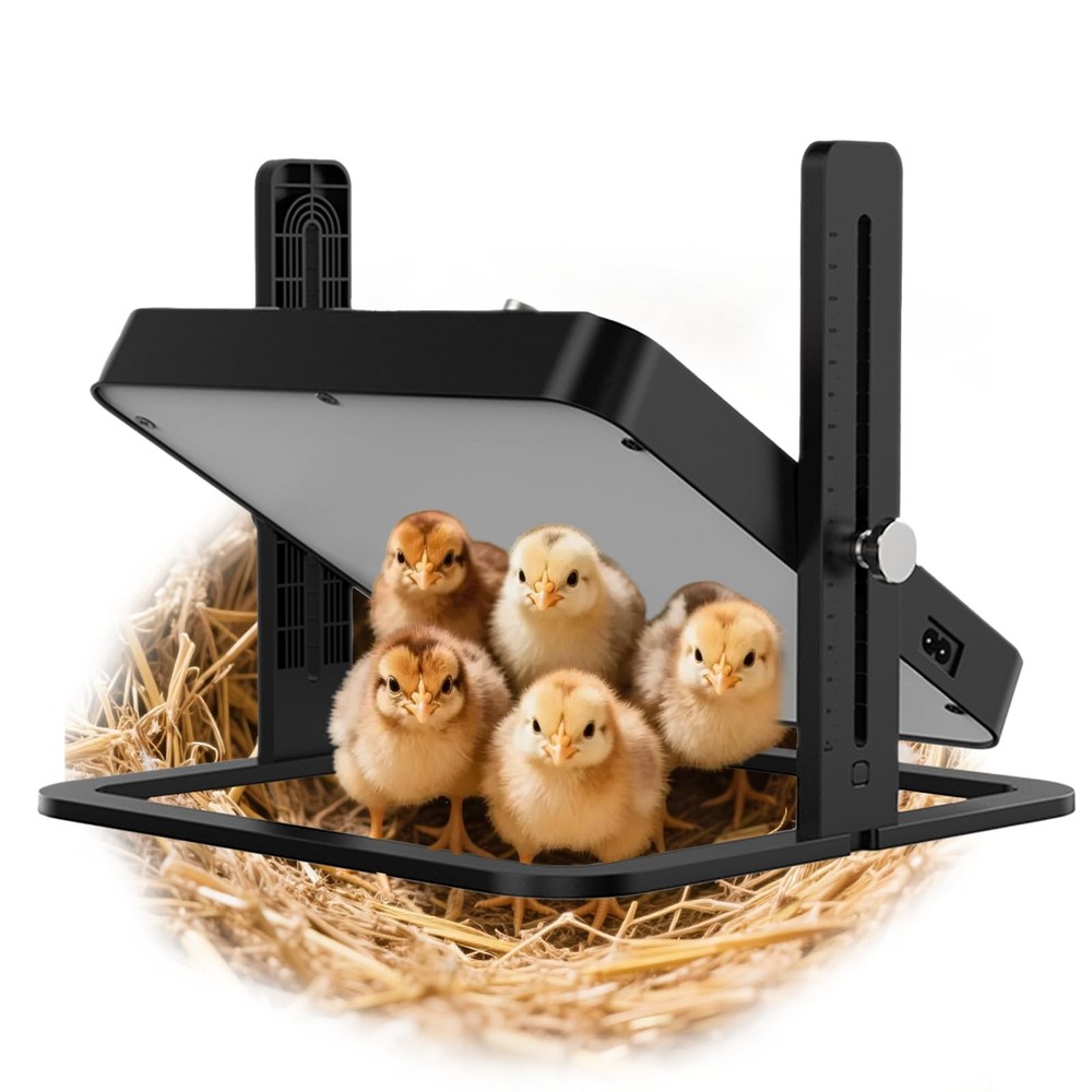 Brooder Plate,10" x 10" Temperature Adjustable Brooder Plate for Chicks Ducks...