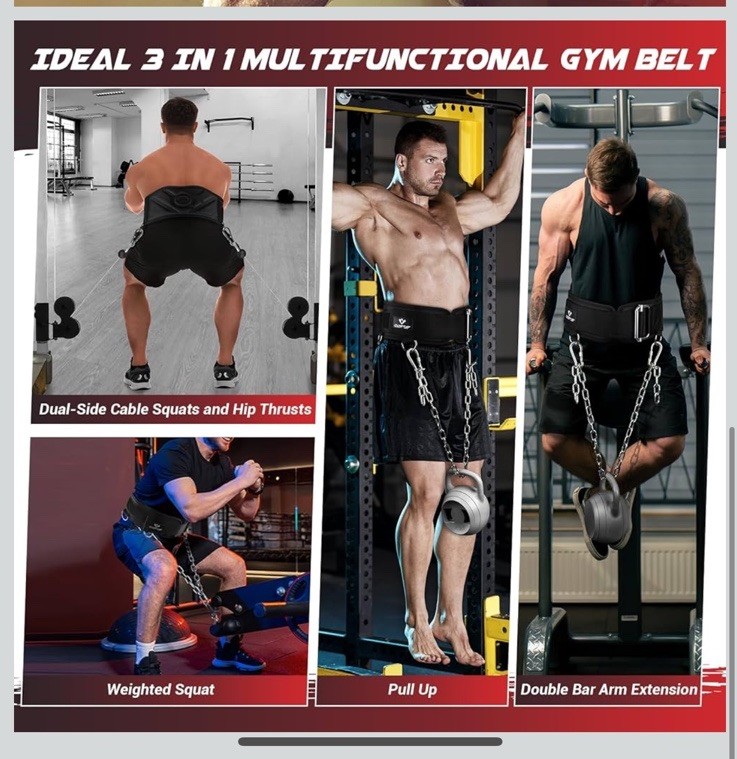 3-in-1 Weighted Pull Up Belt