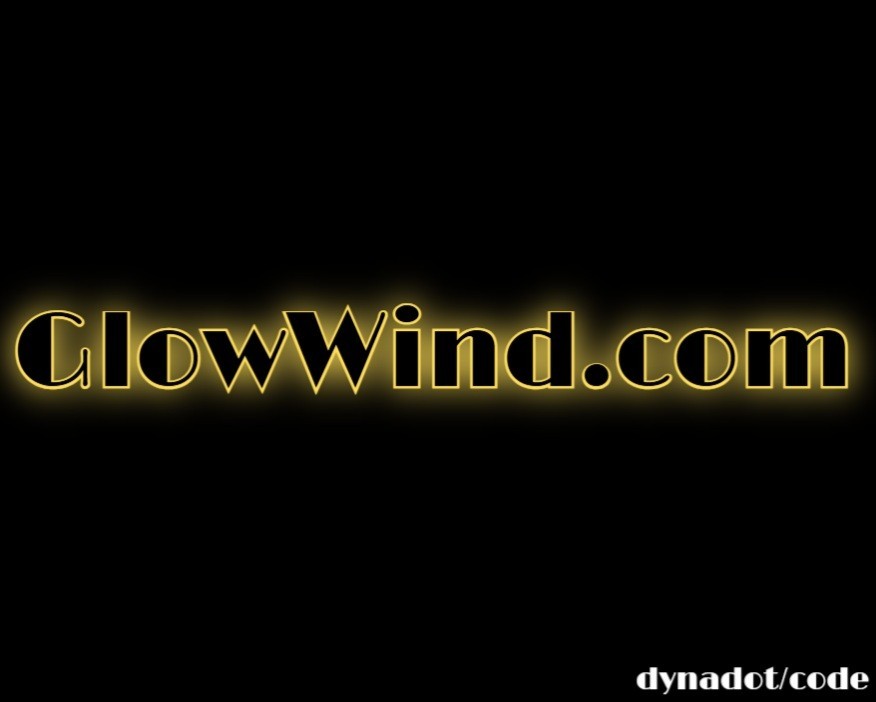 GlowWind.com short two word .com domain name Dynadot or Code Offers