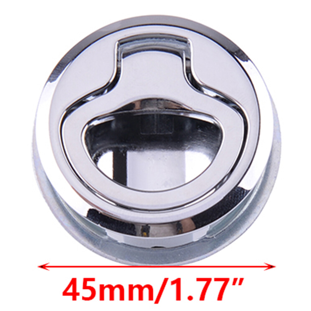 For Marine Boat Yacht Lock Lift Handle Flush Deck Hinge Pull Locker Hatch Latch