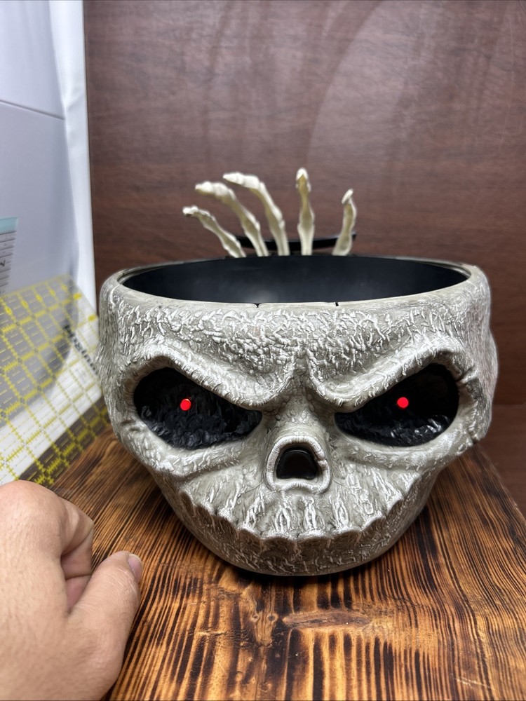 Halloween Skeleton Hand Candy Bowl