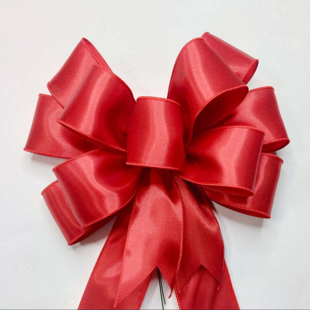 Red Satin Bow