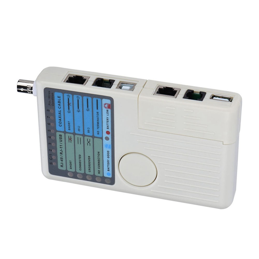 Portable RJ45 Network Cable Tester Fast Speed Testing For IT Technicians Premium