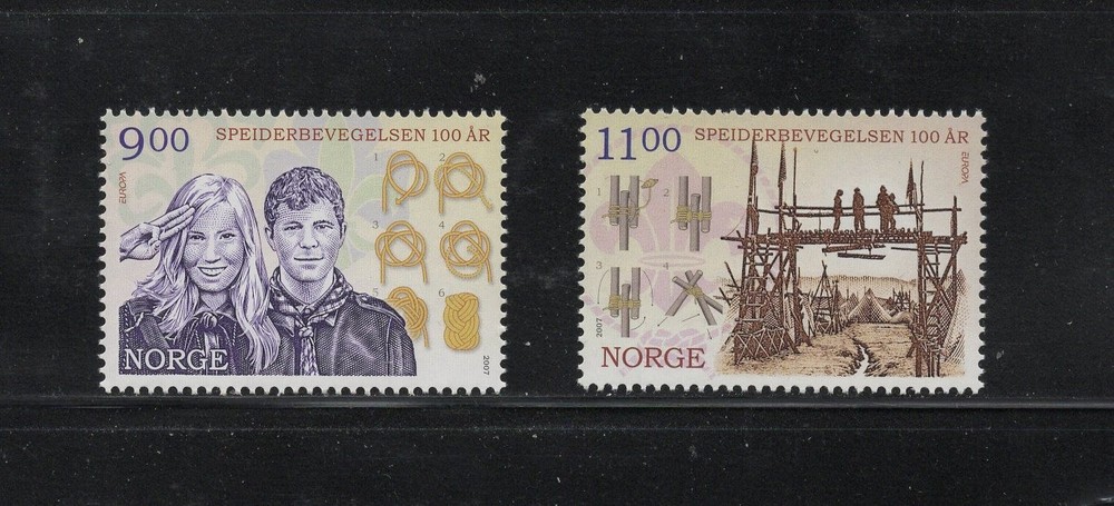 S6915   Norway   2007   scouting   2v.   MNH