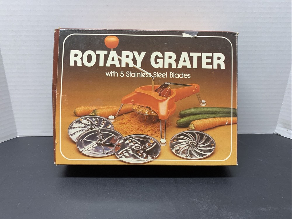 Rotary Grater With Blades & Box