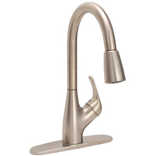 Waterfront Single Handle Faucet with Pull Down