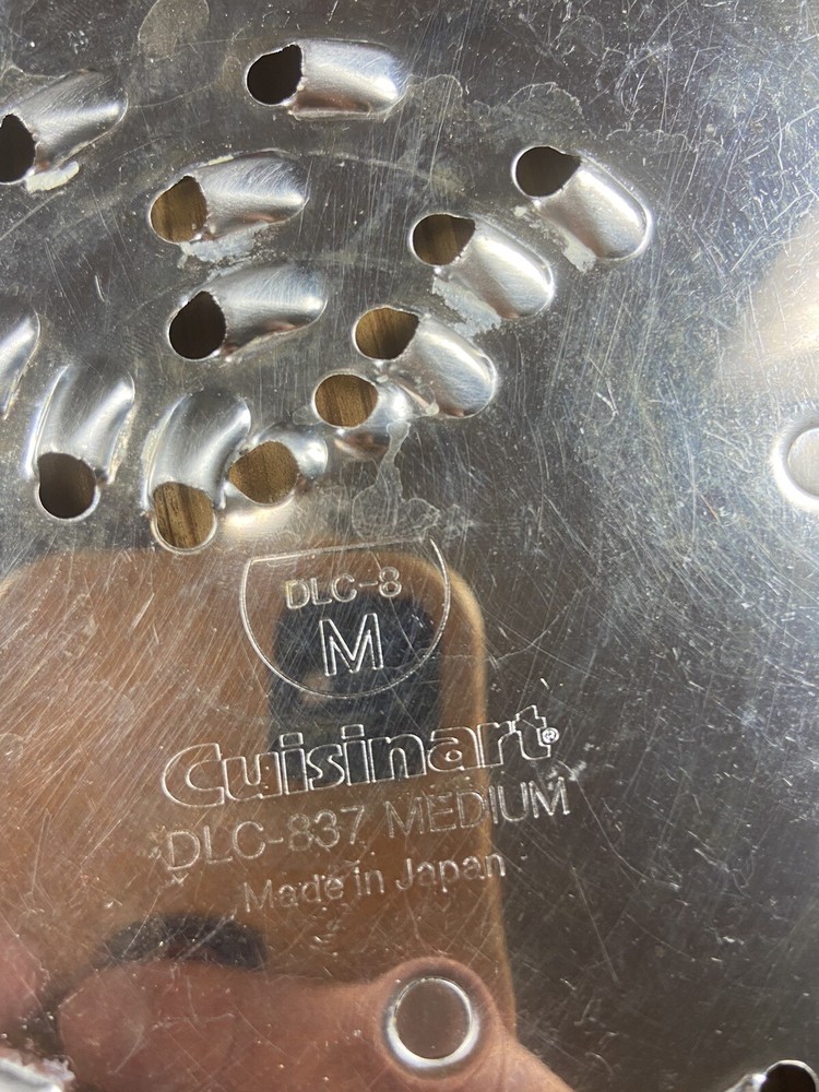 CUISINART FOOD PROCESSOR REPLACEMENT MEDIUM SHREDDING DISC DLC-837 DLC-8 HG49