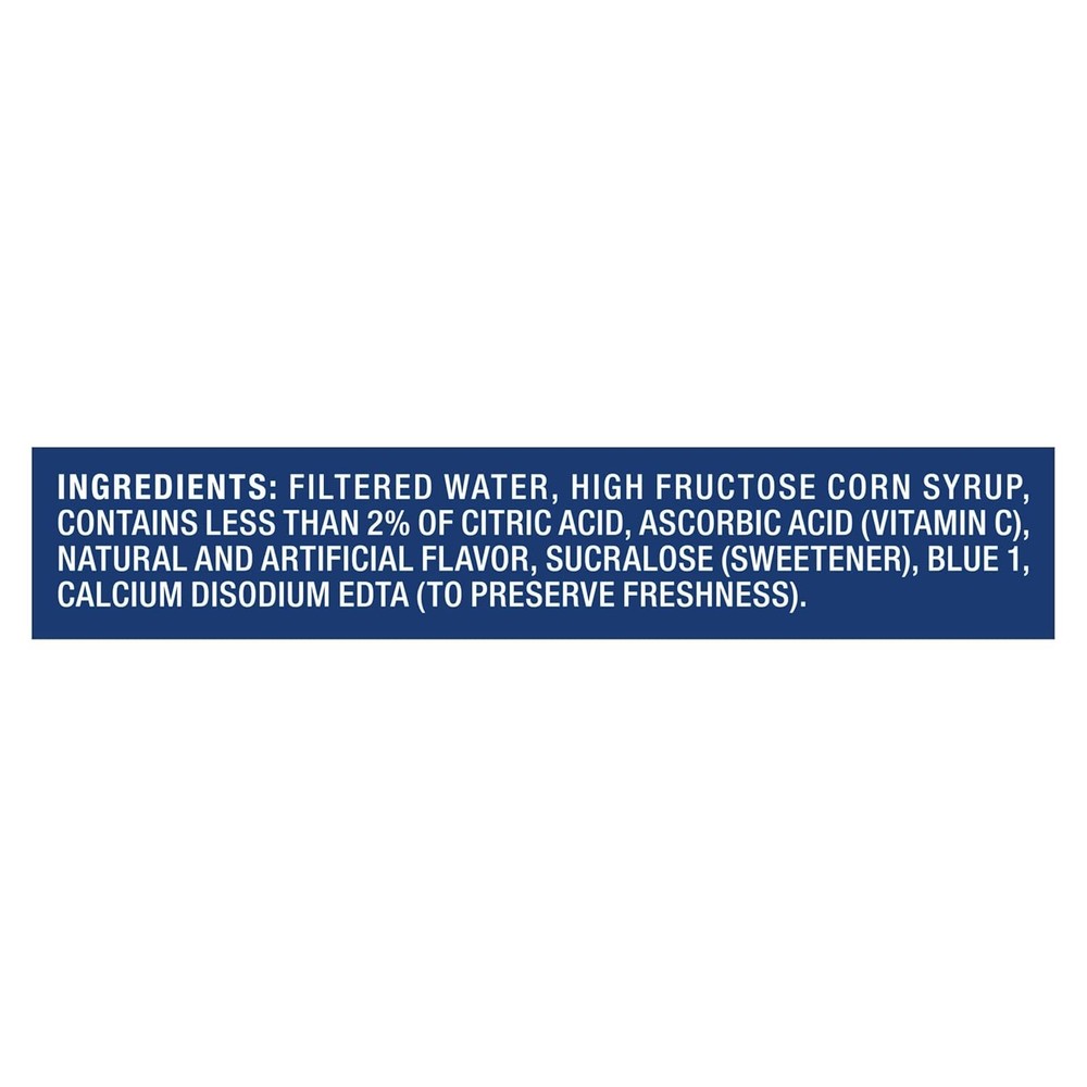Jammers Blue Raspberry Flavored Drink, 6 Fluid Ounce, 10 Pack Pouches