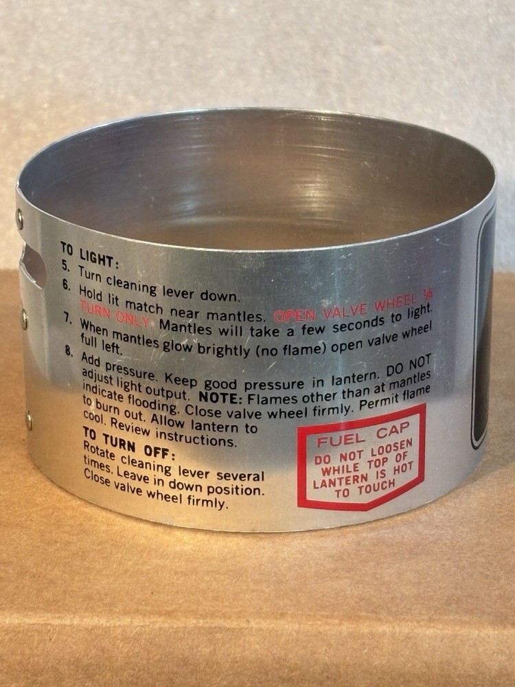 Coleman Lantern 220H Frame Rest Base Collar #2