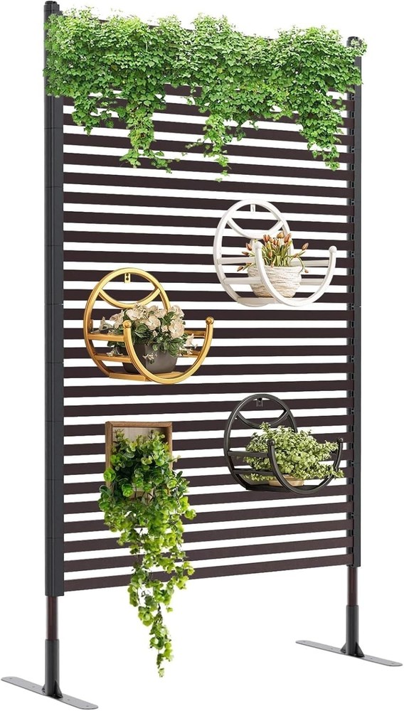 Metal Privacy Screen Panel Outdoor Fence