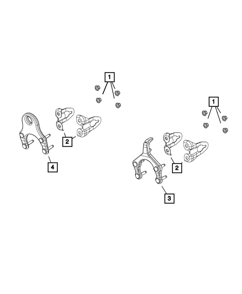 Genuine Mopar Tow Hook 68599396AA