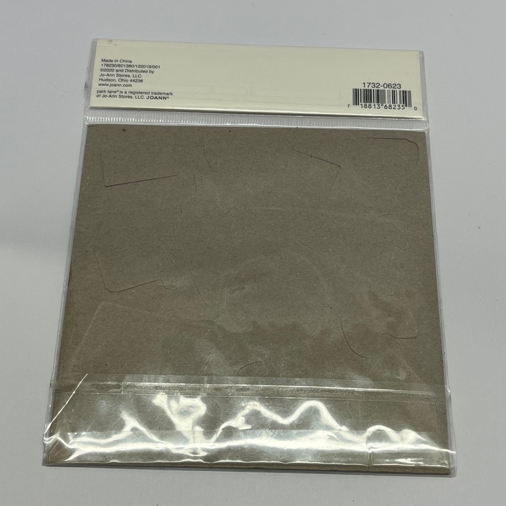 PARK LANE Chipboard Shapes - New