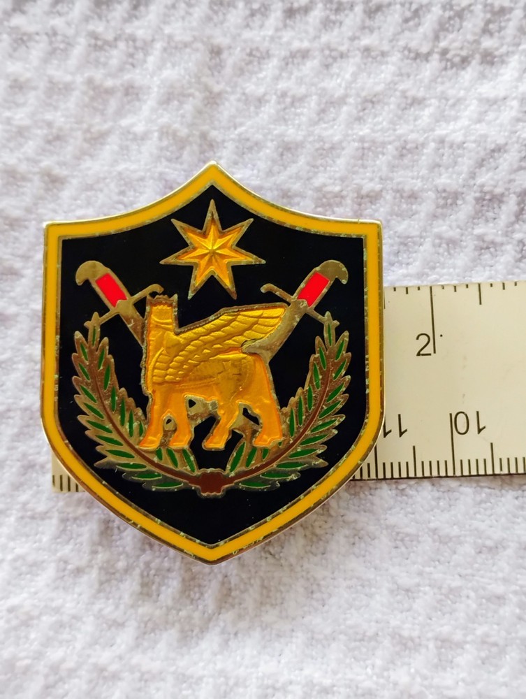 COMBAT SERVICE PIN IRAQ MULTINATIONAL FORCES