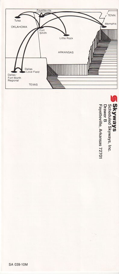 Skyways timetable 1979/04/01