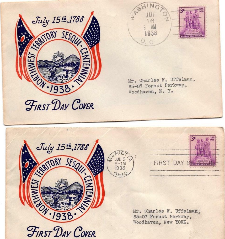 1938 NORTHWEST TERRITORY FDC  PLUS OTHER COVER SC#837