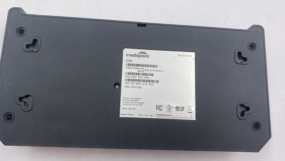 CRADLEPOINT E3205GB ROUTER WITH WIFI 5GB MODEM