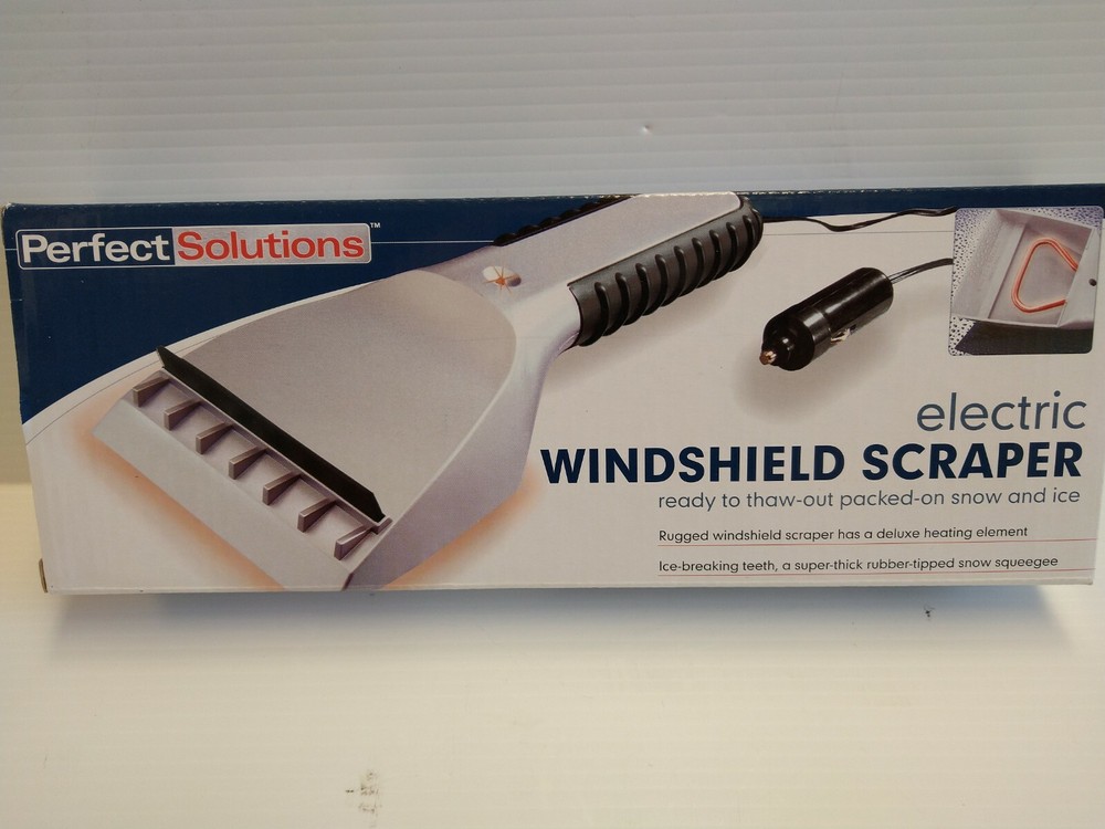 Electric Windshield Scraper Ice Scraper Snow Remover Tool. Perfect Solutions
