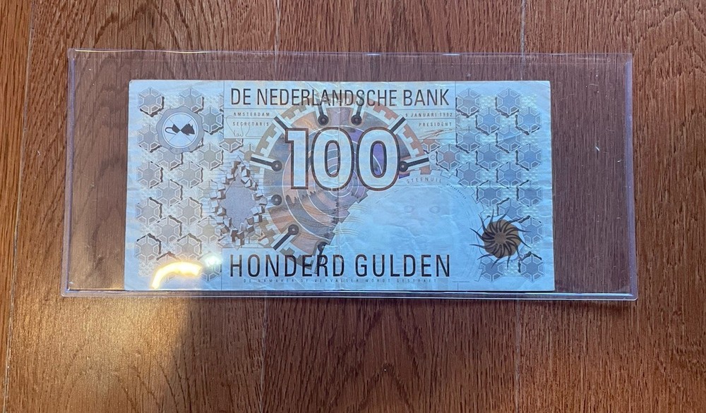 NETHERLAND 100 Gulden, 1992 Banknote VF