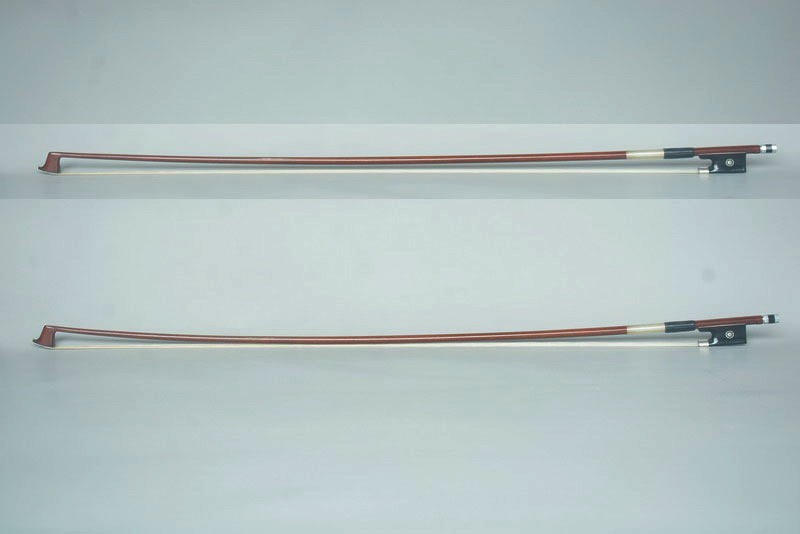 Master Piece!A Pernambuco Violin 4/4 Bow,silver mounted!Unique forg!Professional