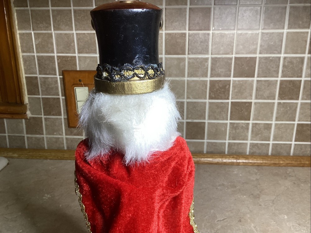 The Nutcracker Christmas Drummer 14” Tall- Red Cape