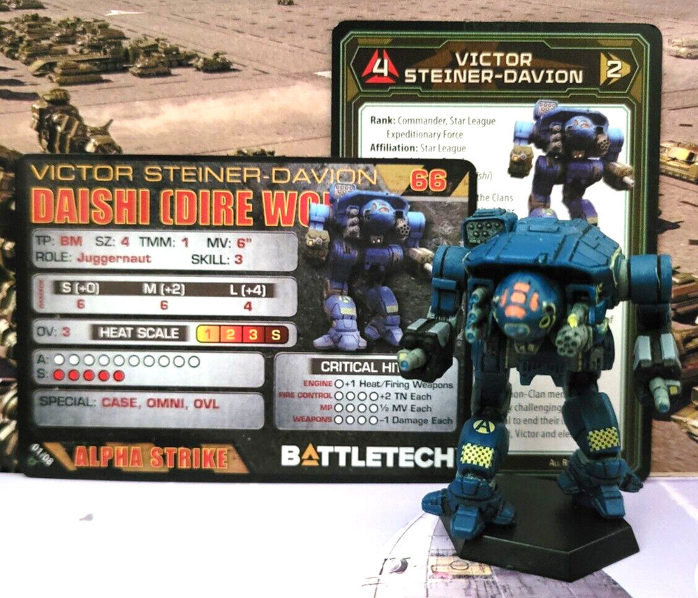 Battletech Daishi Mech Second Star League Assault Lance Miniature