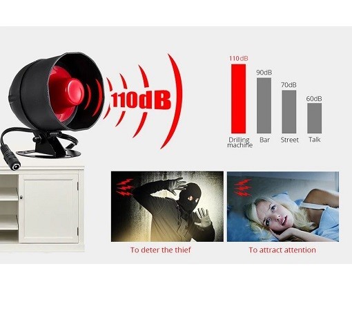 RV-Van-Motorhome-Caravan Wireless Remote Alarm Security Vibration-Shock Sensor