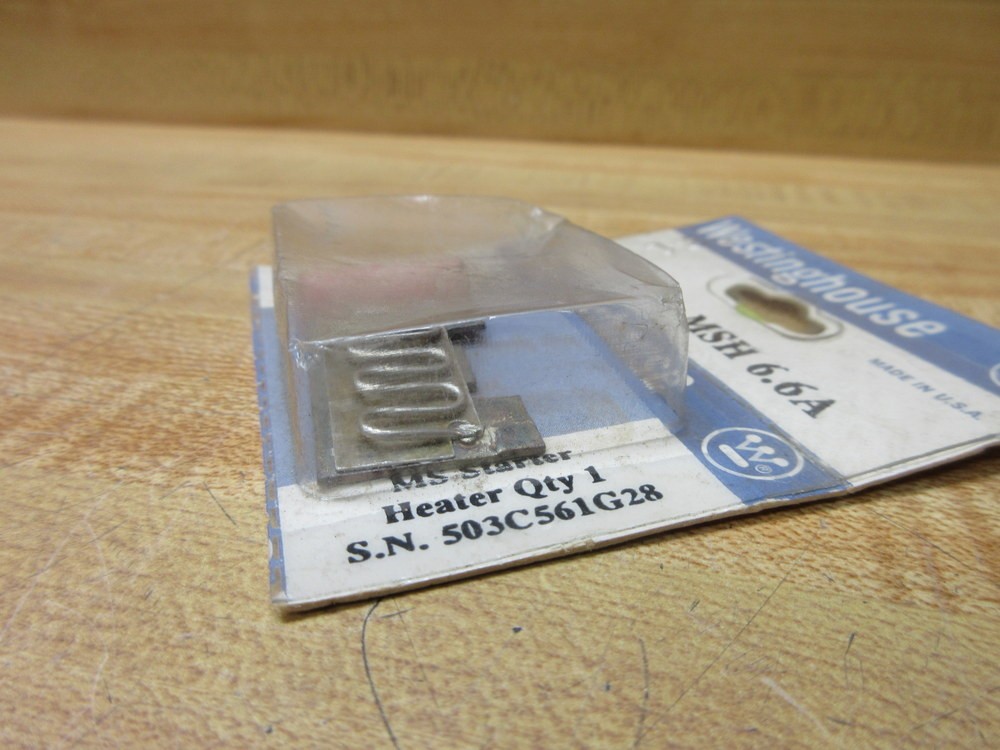 Westinghouse MSH6.6A Cutler Hammer Overload Heater 503C561G28