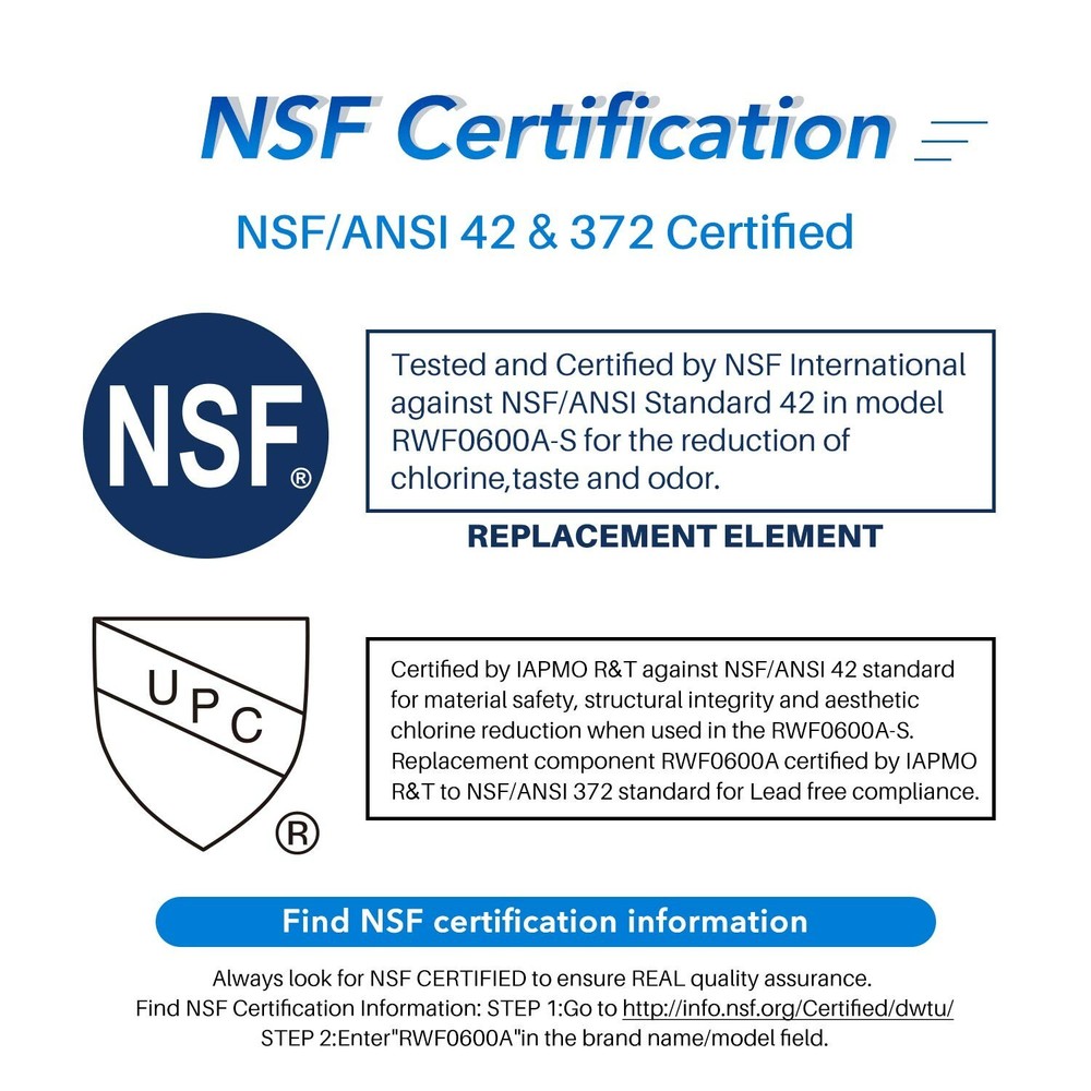 Fit For GE MWF SmartWater MWFP GWF Refrigerator Water Filter 3 Pack