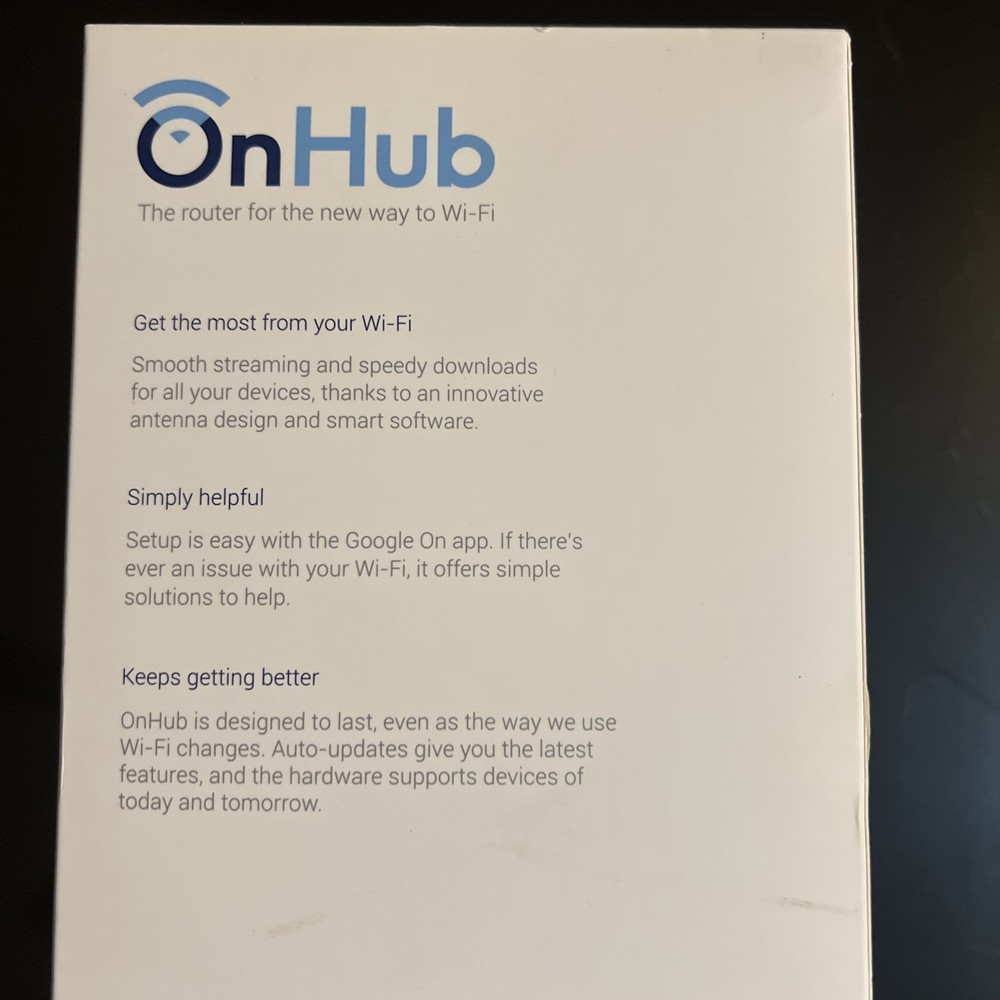 TP-Link Google OnHub | Simultaneous Dual Band Wifi Router | Needs Power Cord