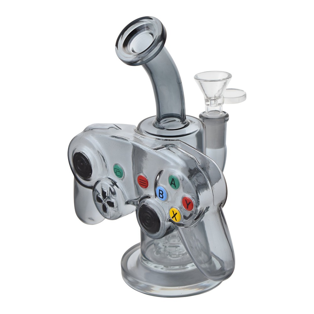 7.5 Inch THICK Cloud Controller GAME JOYSTICK Shower Head Perc Water Pipe *USA*