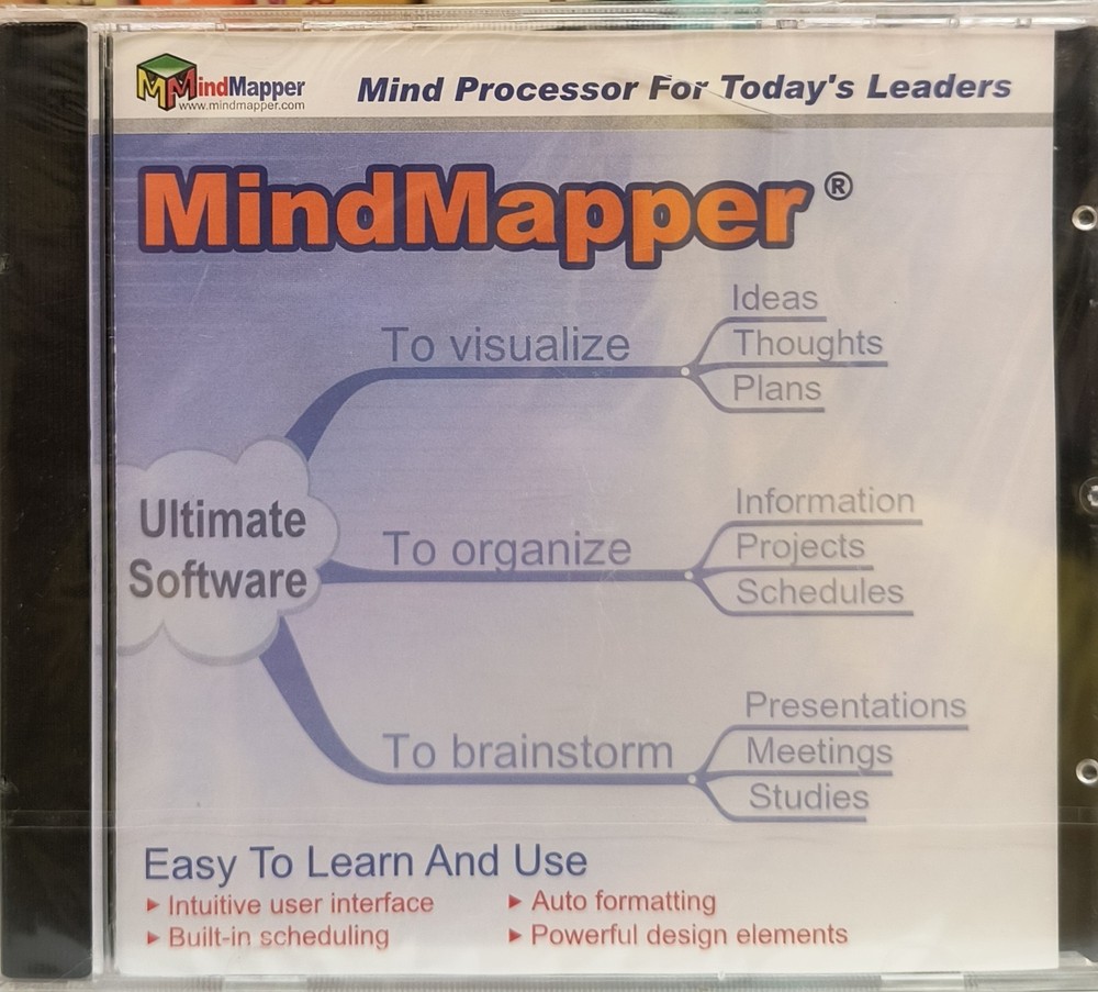Mindmapper CD ROM Ultimate Software New Sealed