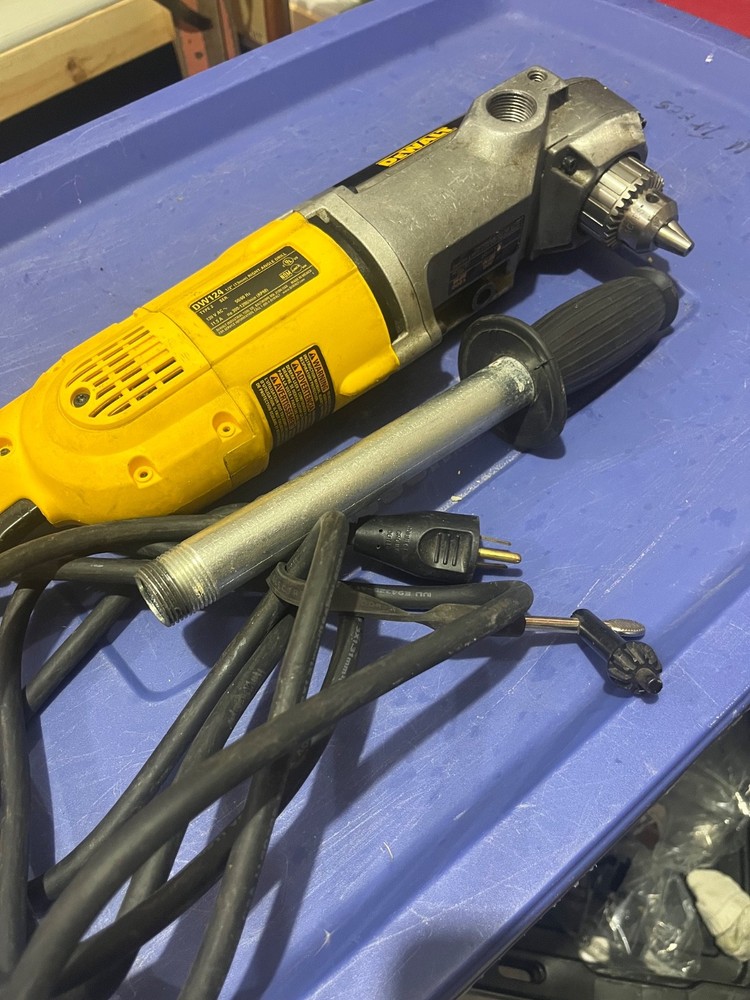 Dewalt DW124 1/2" Joist & Stud Drill Power Tool Right Angle Drill