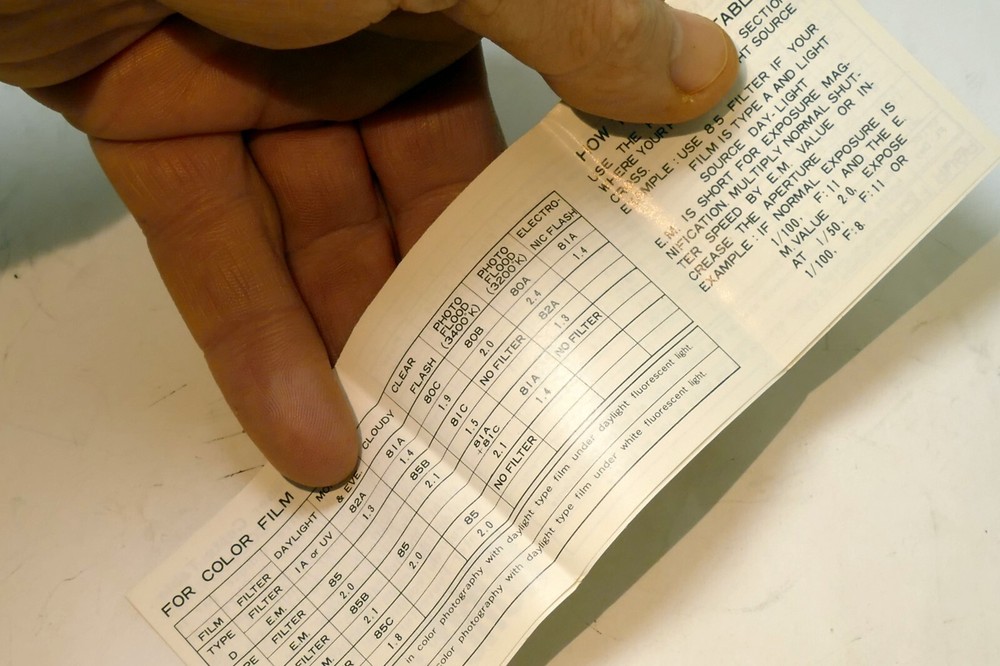 HOYA Filter System Guide Brochure product list