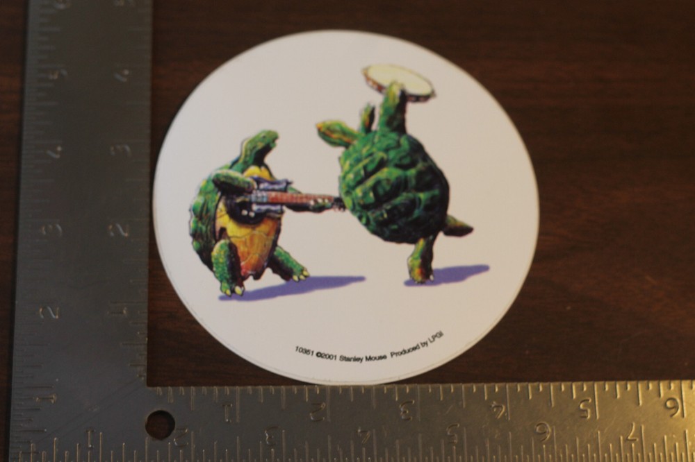 NEW GRATEFUL DEAD TERRAPIN STATION STANLEY MOUSE ROUND STICKER